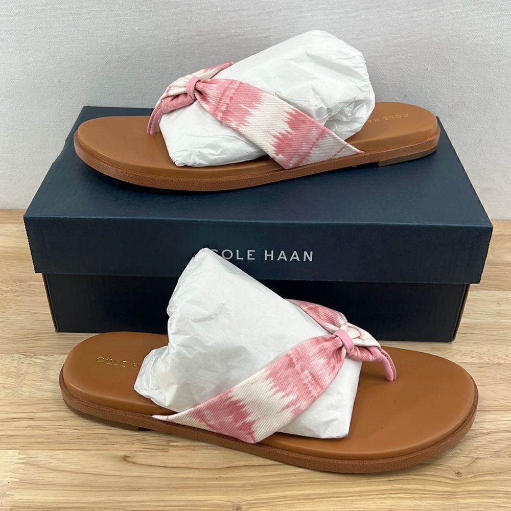 Cole Haan Fiona Thong Sandals- Memphis Pink- Size 8- NIB